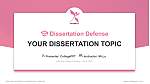 Kobe City College of Nursing Graduation Thesis Defense PPT Template