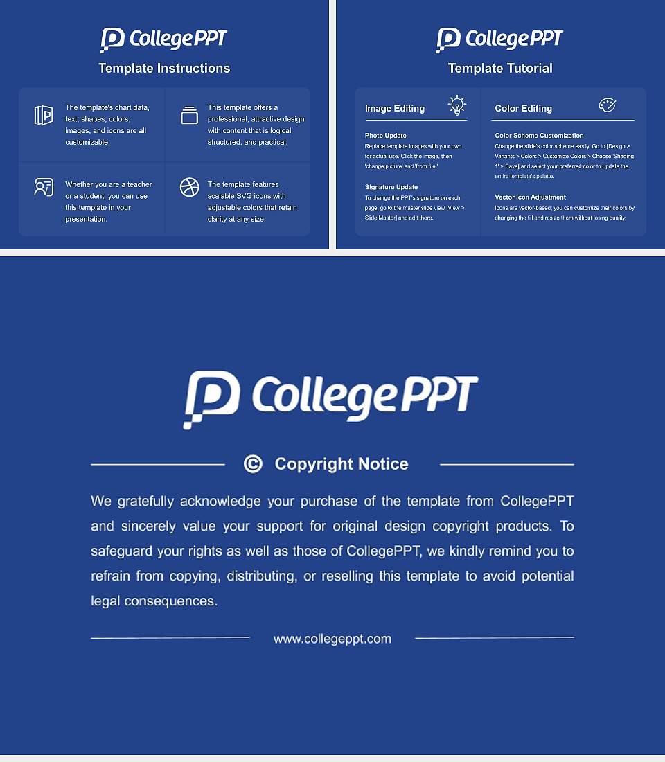 Florida Memorial University Course/Courseware Creation PPT Template4:3 ratio PPT effect preview image5