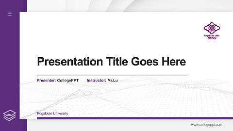 Kogakkan University Thesis Proposal/Graduation Defense PPT Template