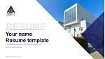 Kobe International University Resume PPT Template