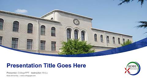 Kobe University Course/Courseware Creation PPT Template