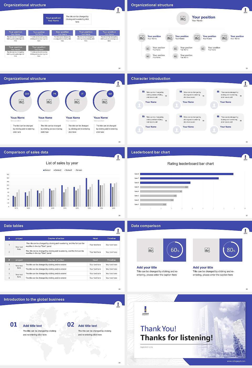 Kogakuin University Academic Presentation/Research Findings Report PPT Template16:9 ratio PPT effect preview image4
