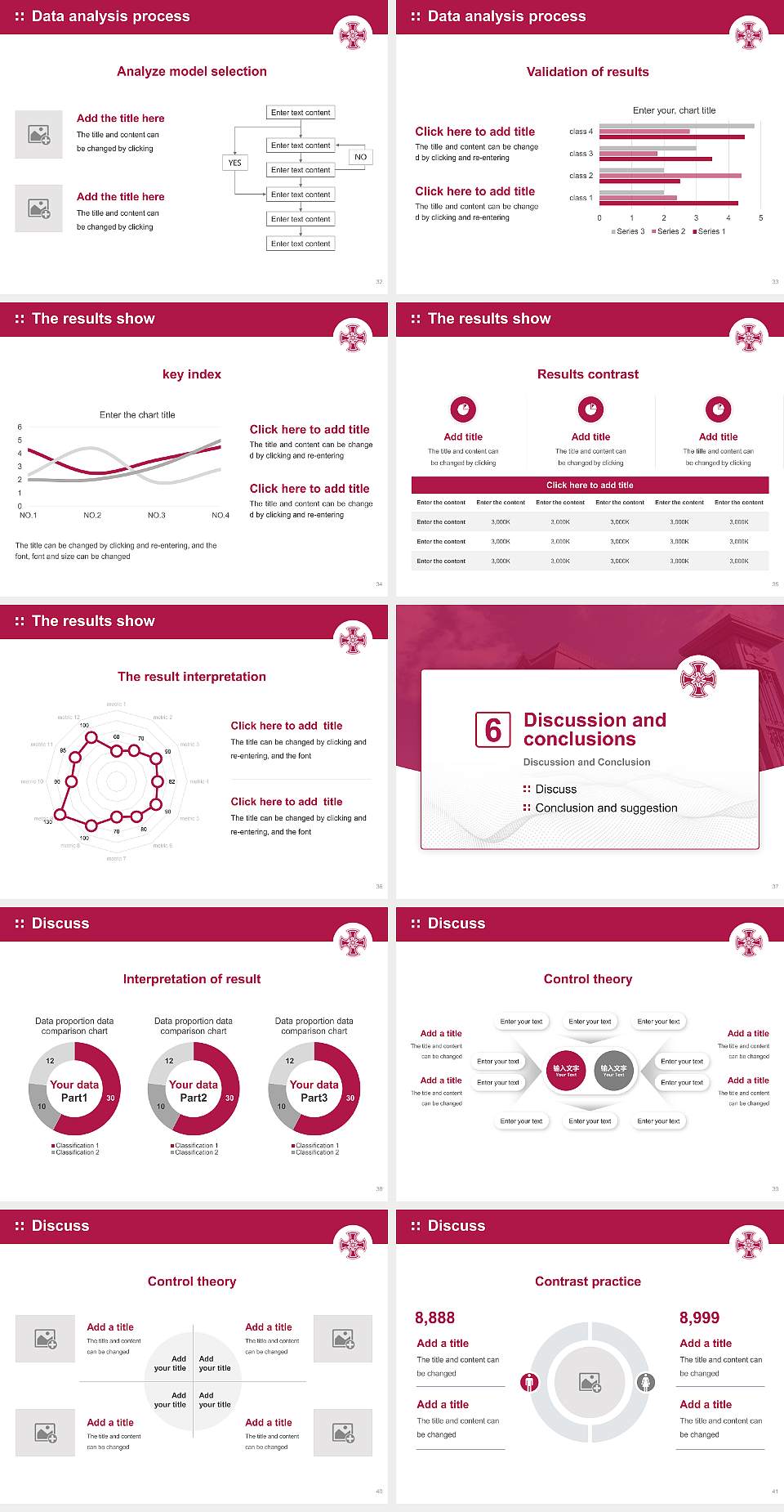 Kinjo Gakuin University Graduation Thesis Defense PPT Template4:3 ratio PPT effect preview image5
