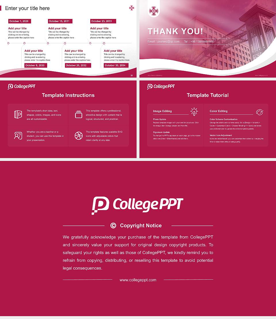 Kinjo Gakuin University Lecture Sharing and Networking Event PPT Template16:9 ratio PPT effect preview image4