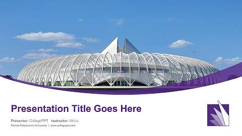 Florida Polytechnic University Course/Courseware Creation PPT Template
