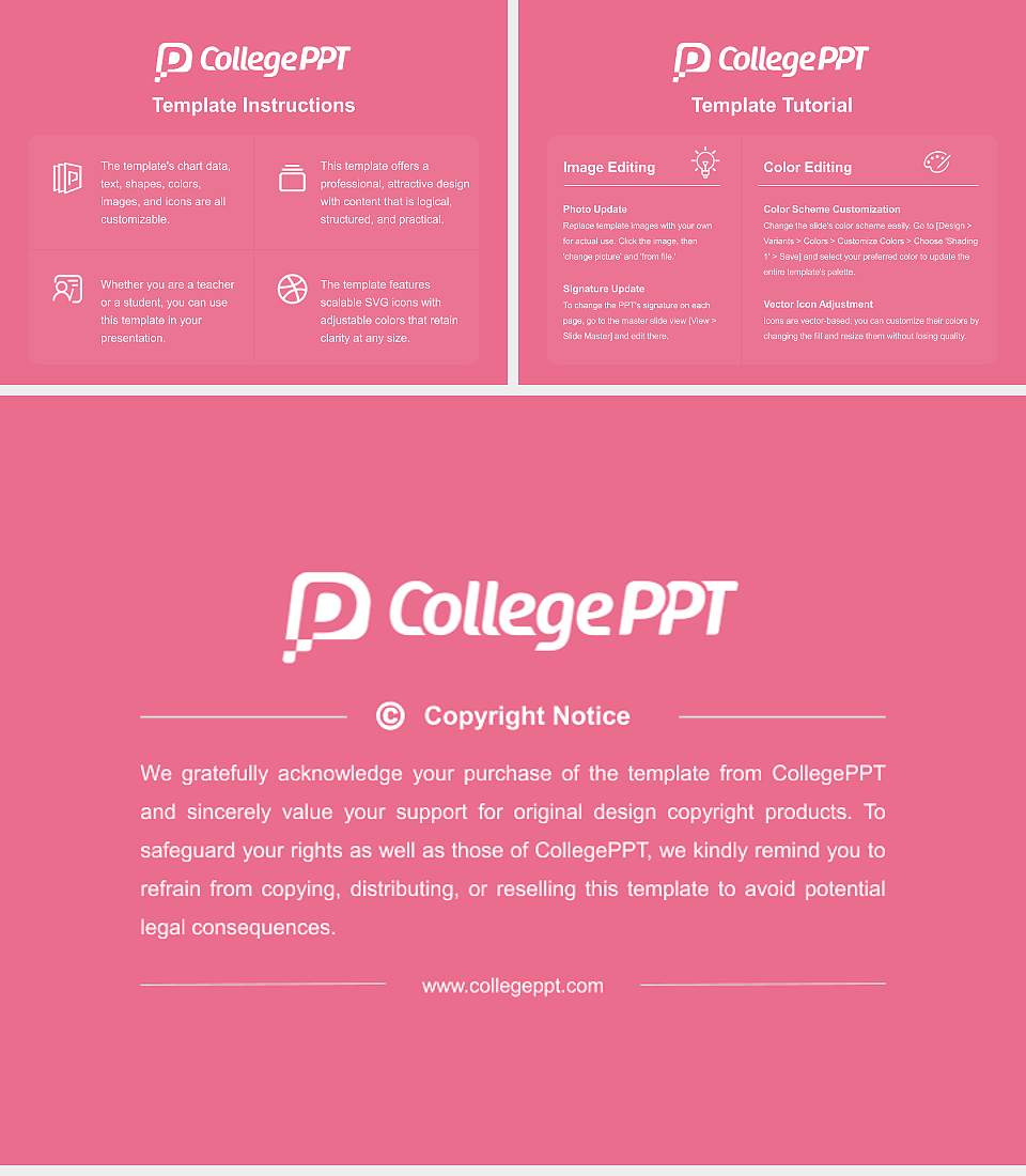 Kobe City College of Nursing Course/Courseware Creation PPT Template4:3 ratio PPT effect preview image5