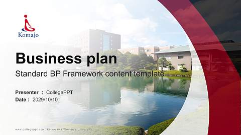Komazawa Women’s University Competition/Entrepreneurship Contest PPT Template