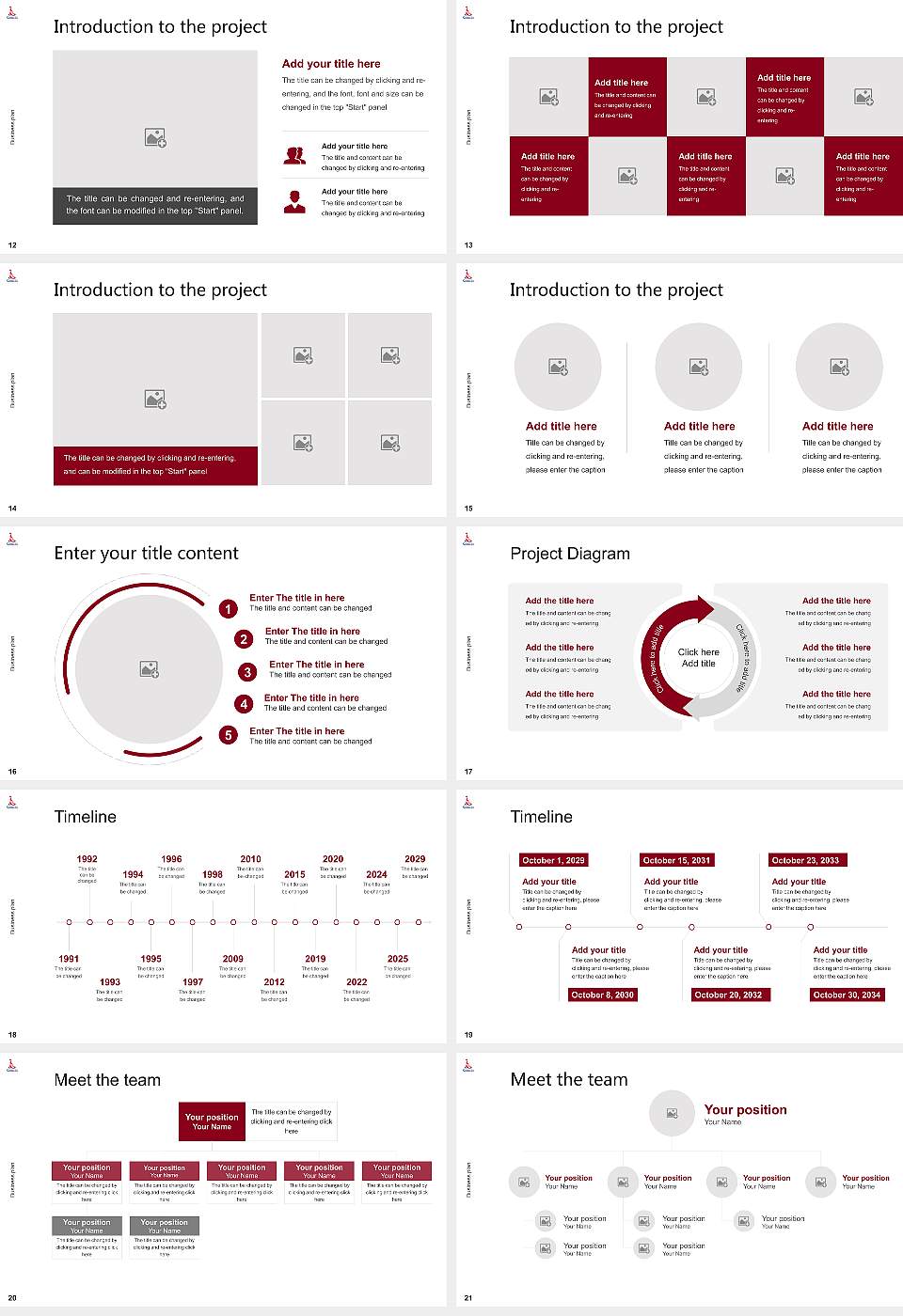 Komazawa Women’s University Competition/Entrepreneurship Contest PPT Template16:9 ratio PPT effect preview image3