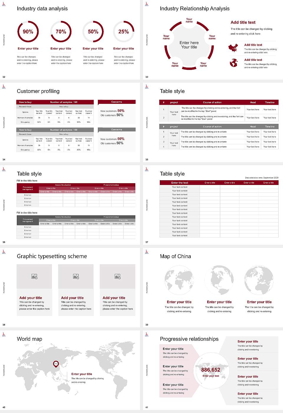 Komazawa Women’s University Competition/Entrepreneurship Contest PPT Template16:9 ratio PPT effect preview image5
