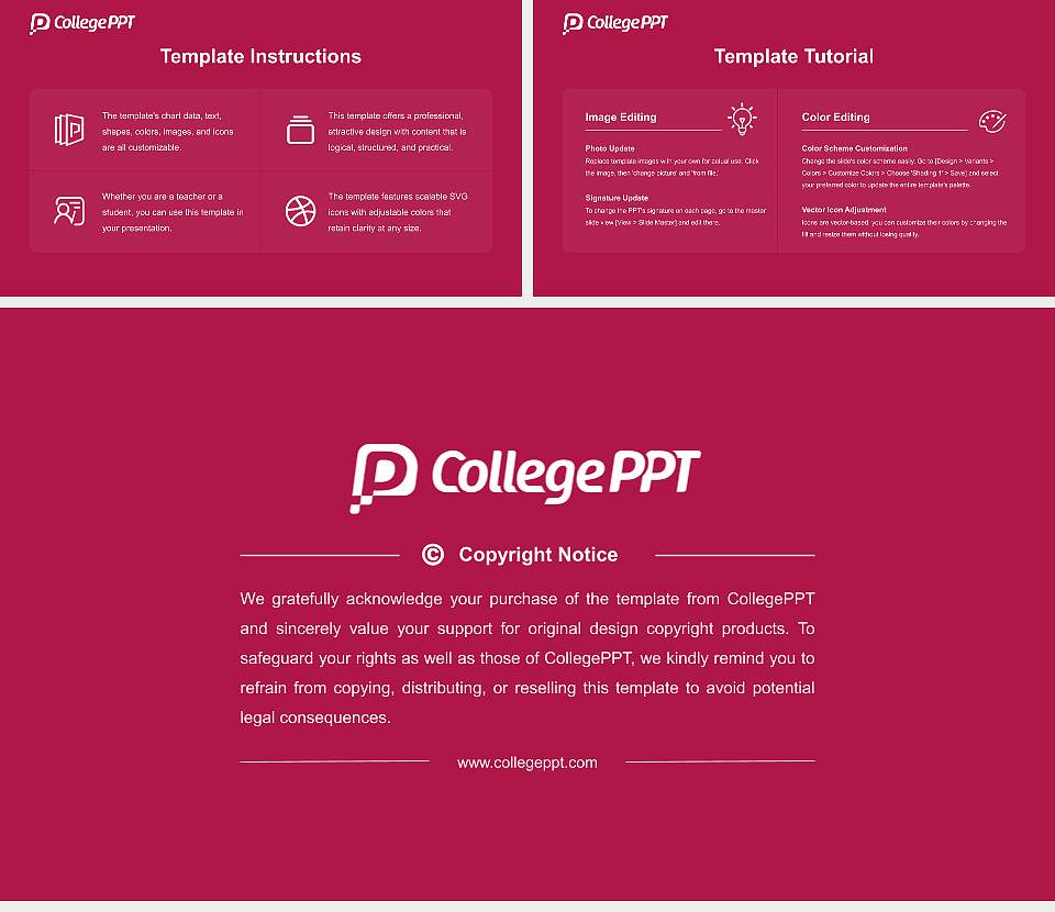 Kinjo Gakuin University Course/Courseware Creation PPT Template16:9 ratio PPT effect preview image5