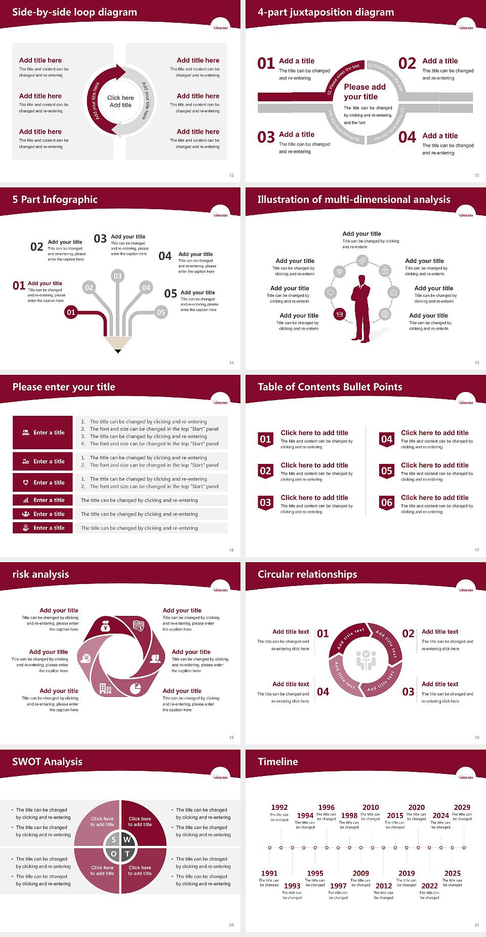 Florida Institute of Technology-Online Academic Presentation/Research Findings Report PPT Template4:3 ratio PPT effect preview image3