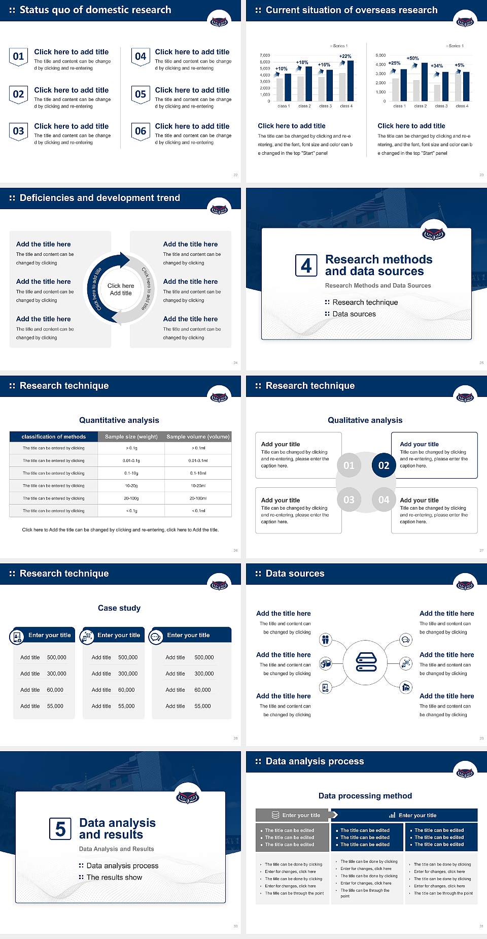 Florida Atlantic University Graduation Thesis Defense PPT Template4:3 ratio PPT effect preview image4