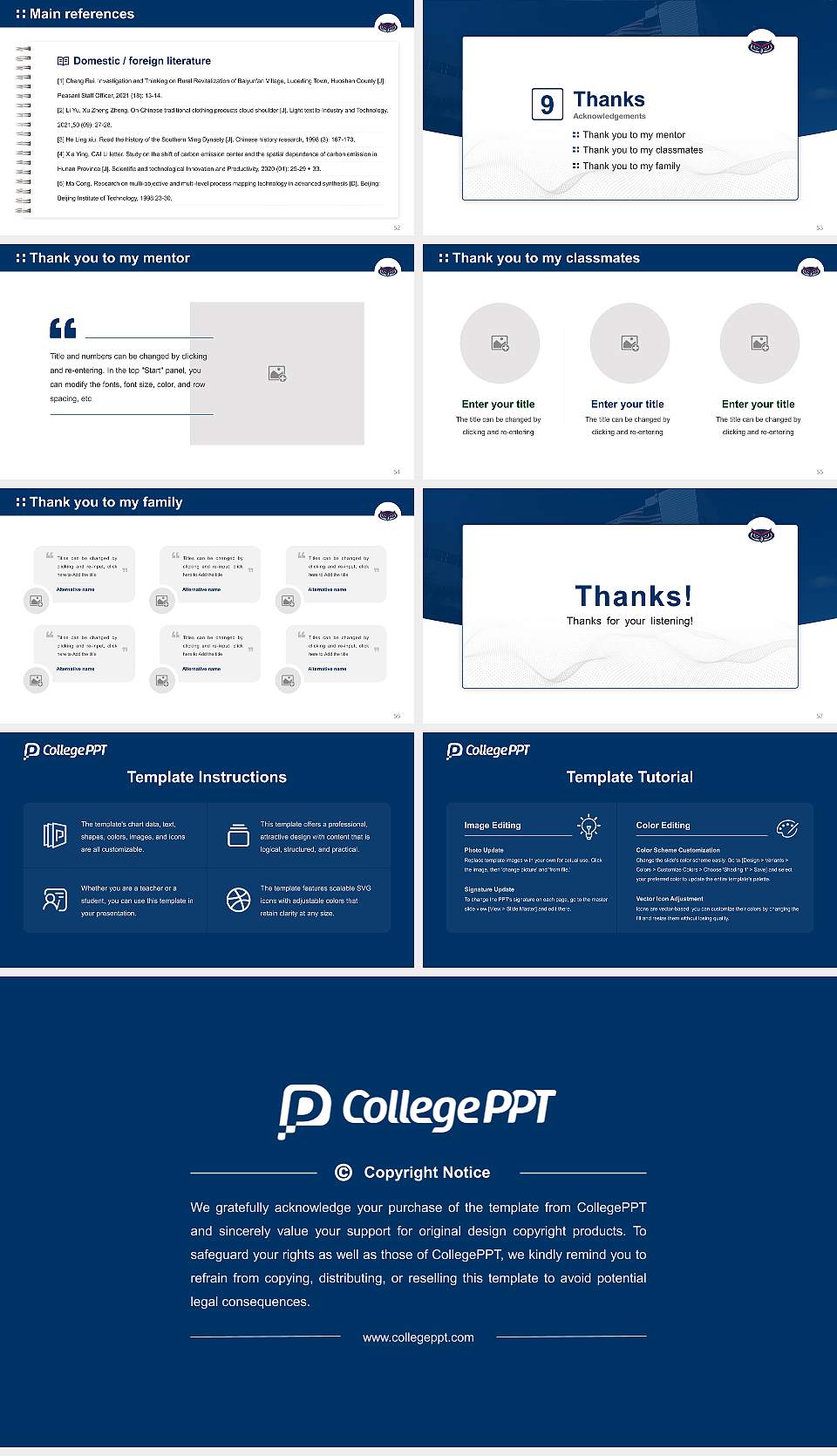 Florida Atlantic University Graduation Thesis Defense PPT Template16:9 ratio PPT effect preview image7
