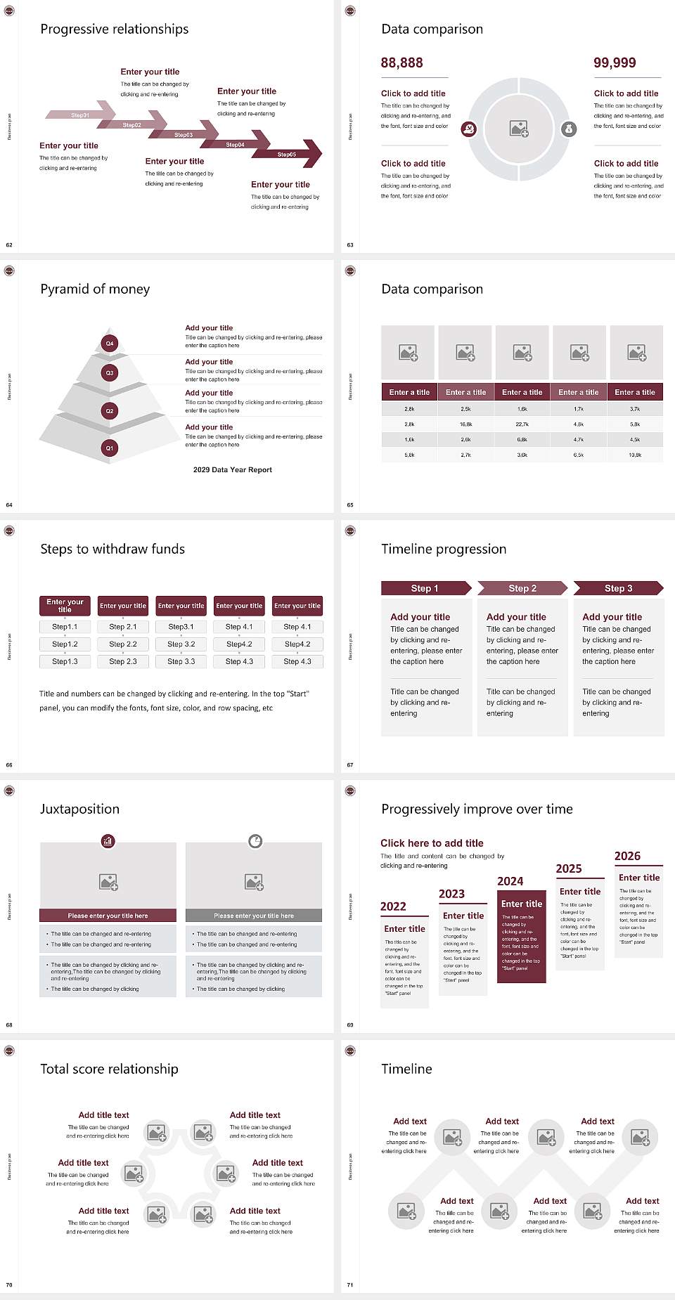 Florida State University Competition/Entrepreneurship Contest PPT Template4:3 ratio PPT effect preview image8