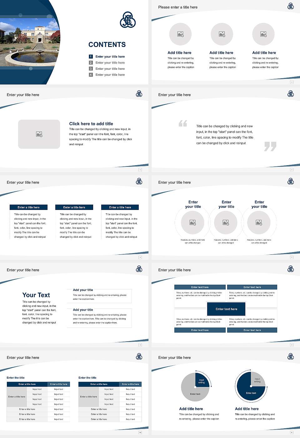 Kobe College Course/Courseware Creation PPT Template16:9 ratio PPT effect preview image2