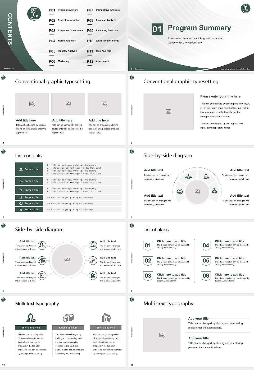 Keisen University Competition/Entrepreneurship Contest PPT Template16:9 ratio PPT effect preview image2