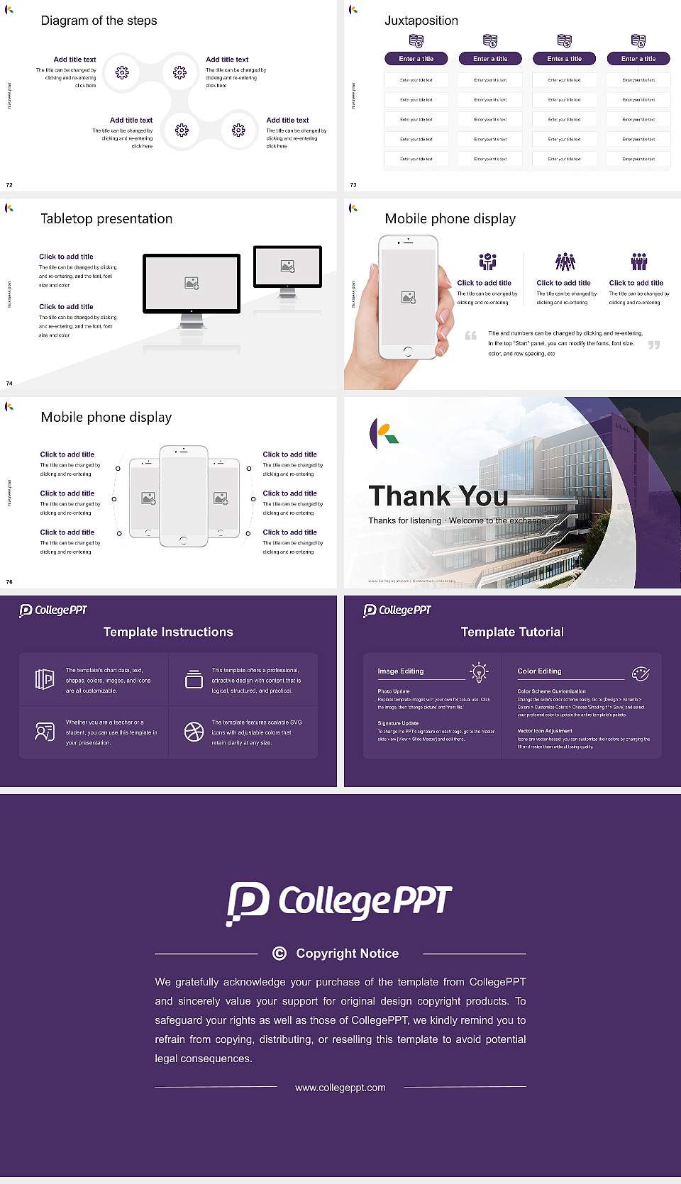 Komazawa University Competition/Entrepreneurship Contest PPT Template16:9 ratio PPT effect preview image9