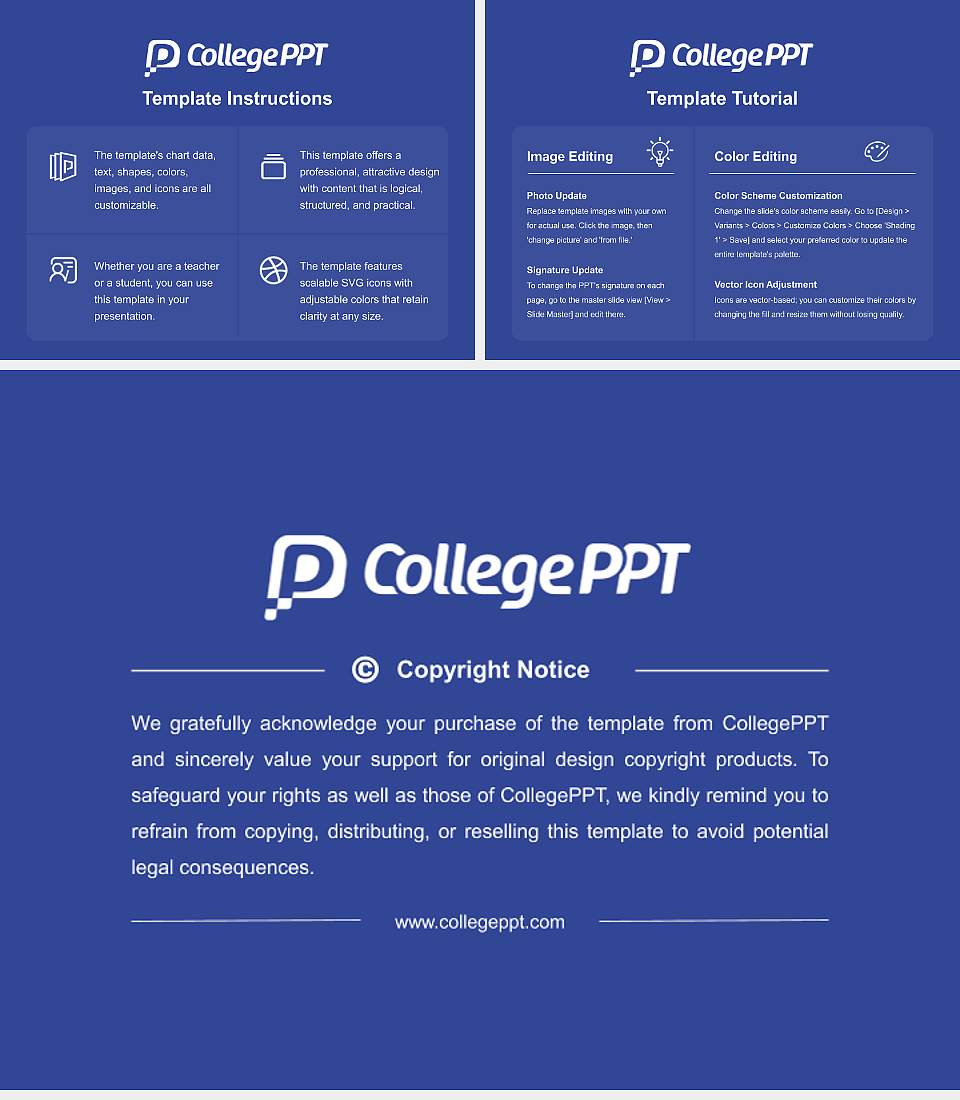 Koshien University Course/Courseware Creation PPT Template4:3 ratio PPT effect preview image5