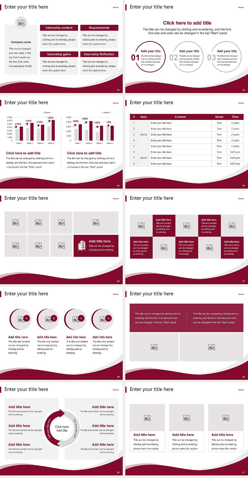 Florida Institute of Technology-Online Lecture Sharing and Networking Event PPT Template4:3 ratio PPT effect preview image3