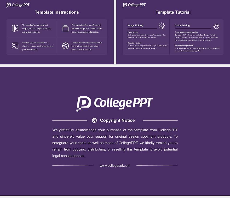 Komazawa University Course/Courseware Creation PPT Template16:9 ratio PPT effect preview image5