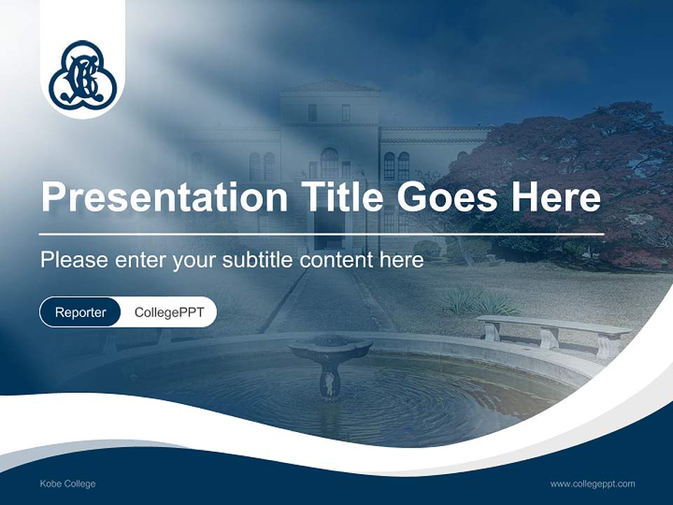 Kobe College Lecture Sharing and Networking Event PPT Template4:3 ratio PPT effect preview image4