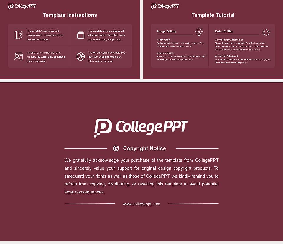 Florida State University Course/Courseware Creation PPT Template16:9 ratio PPT effect preview image5