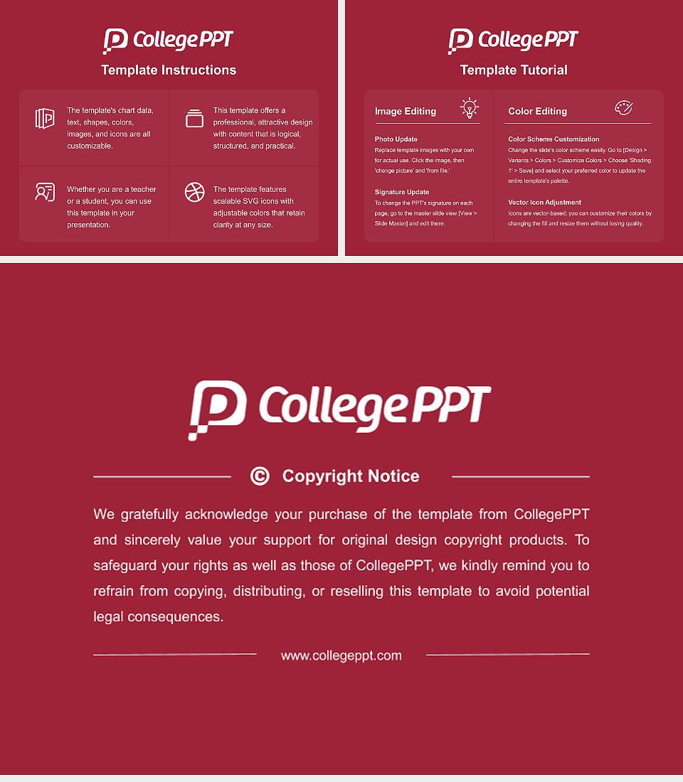 Flagler College Academic Presentation/Research Findings Report PPT Template4:3 ratio PPT effect preview image5