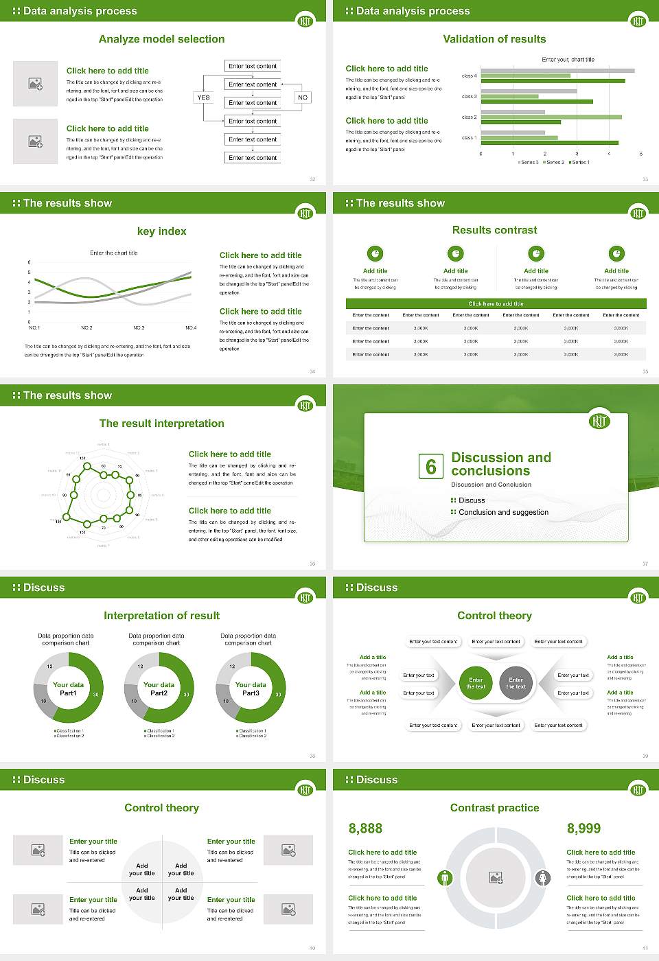 Kochi University of Technology Graduation Thesis Defense PPT Template16:9 ratio PPT effect preview image5
