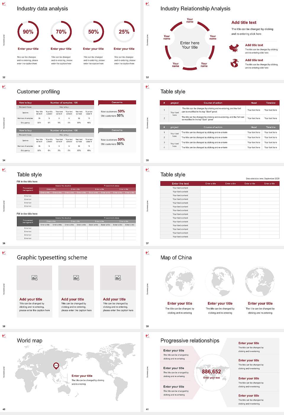 Kokushikan University Competition/Entrepreneurship Contest PPT Template16:9 ratio PPT effect preview image5