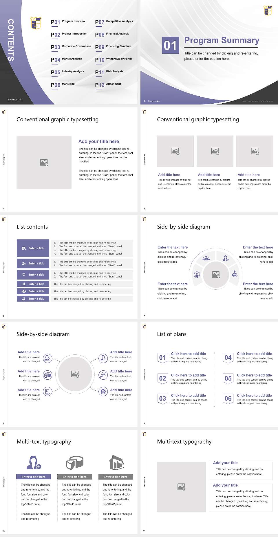 Kitasato University Competition/Entrepreneurship Contest PPT Template4:3 ratio PPT effect preview image2