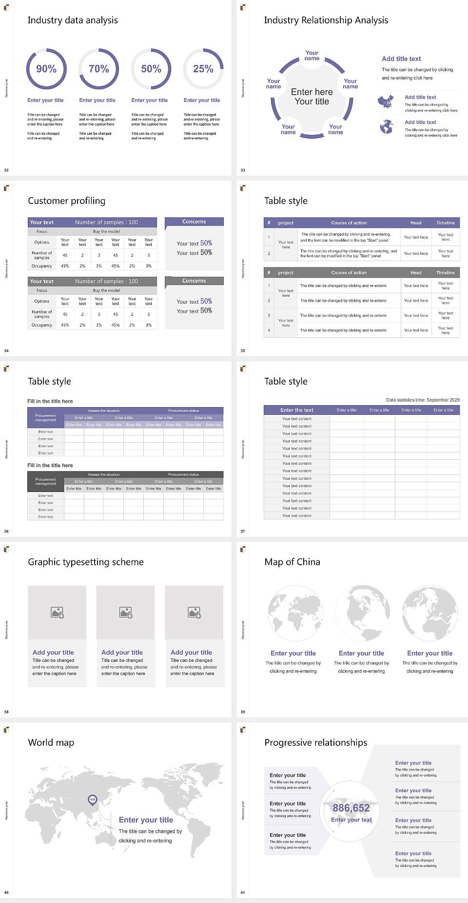 Kitasato University Competition/Entrepreneurship Contest PPT Template4:3 ratio PPT effect preview image5