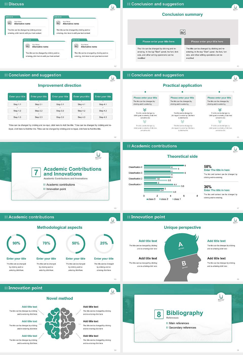 Koriyama Women’s University Graduation Thesis Defense PPT Template16:9 ratio PPT effect preview image6