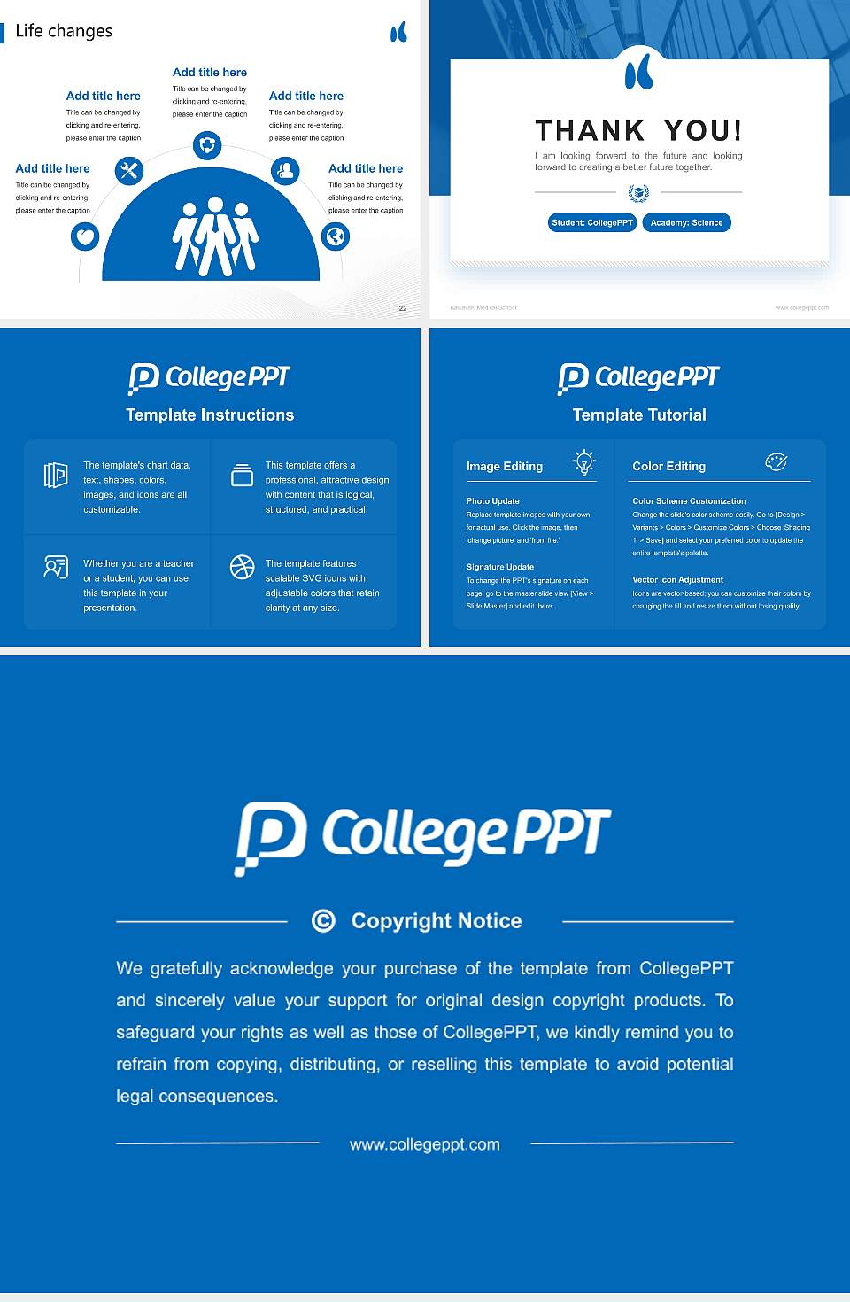 Kawasaki Medical School National Scholarship Defense PPT Template4:3 ratio PPT effect preview image4