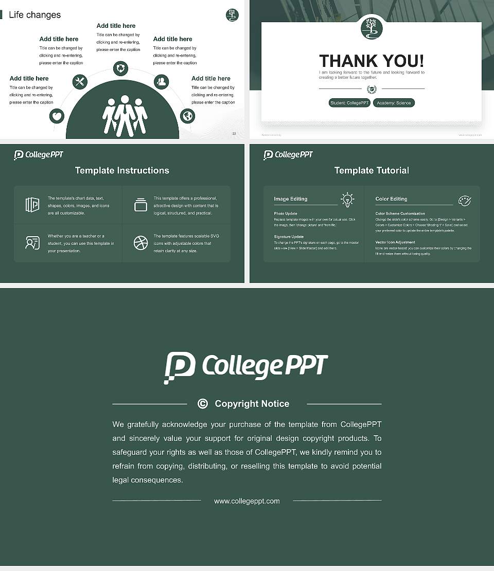 Keisen University National Scholarship Defense PPT Template16:9 ratio PPT effect preview image4