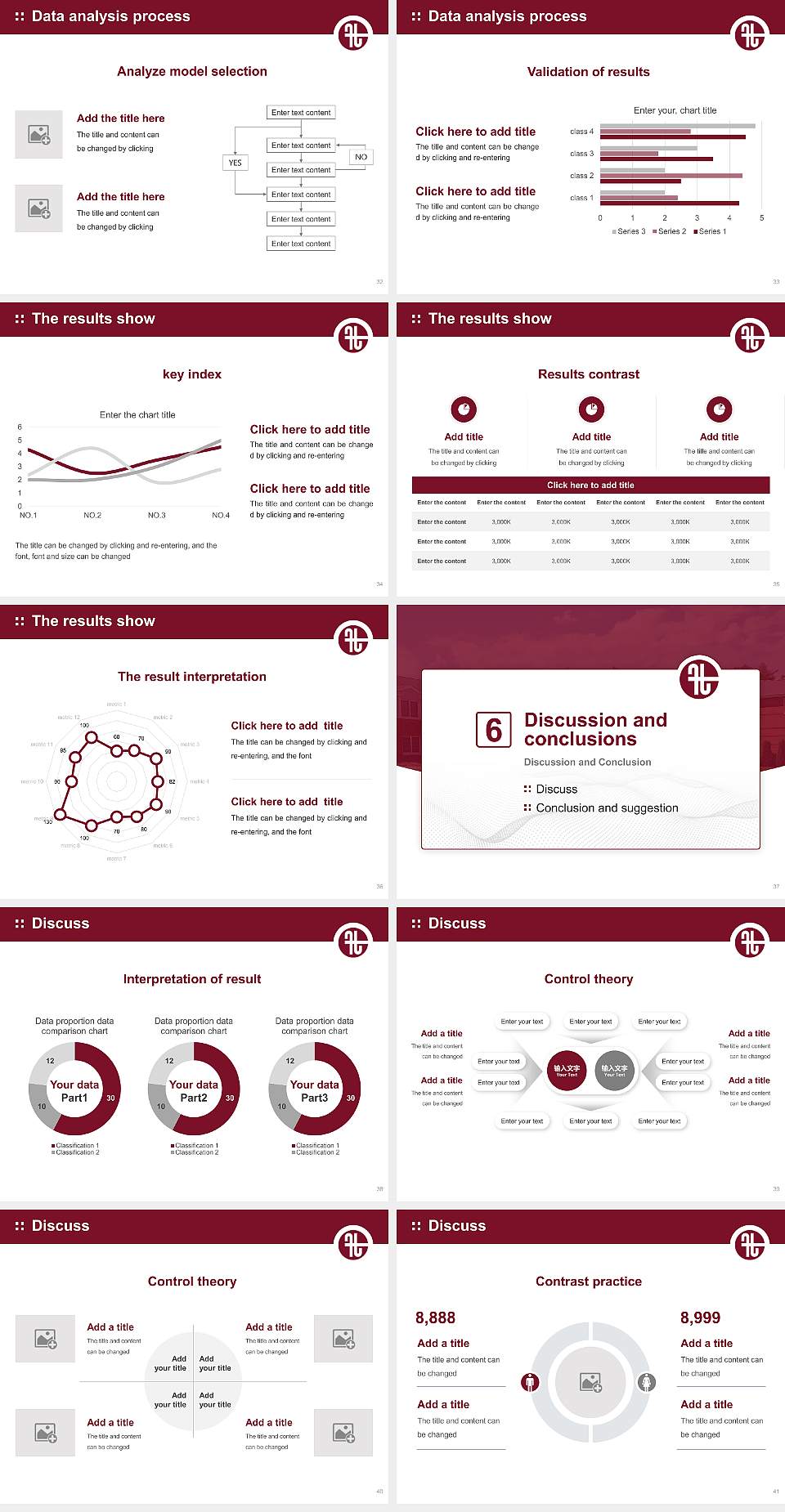 Five Towns College Graduation Thesis Defense PPT Template4:3 ratio PPT effect preview image5
