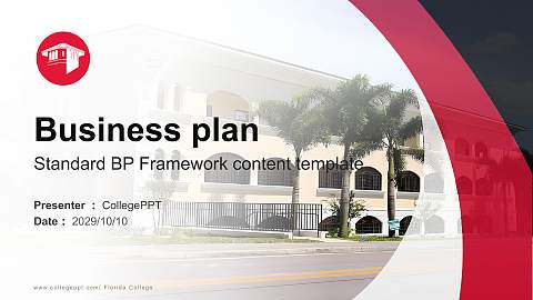 Florida College Competition/Entrepreneurship Contest PPT Template