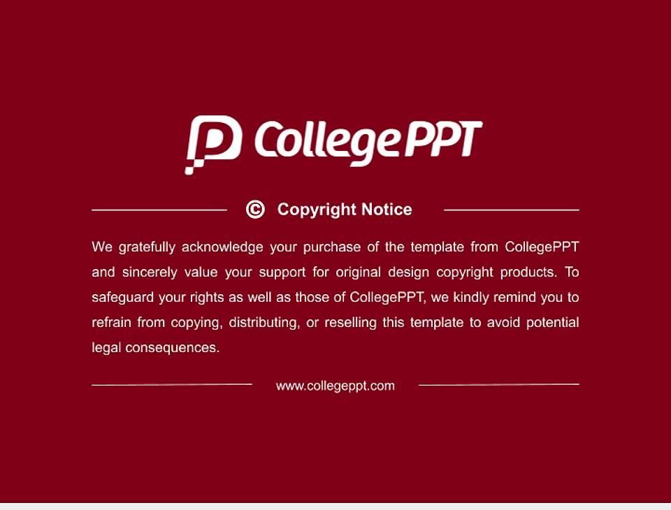 Kochi Gakuen University Resume PPT Template4:3 ratio PPT effect preview image5