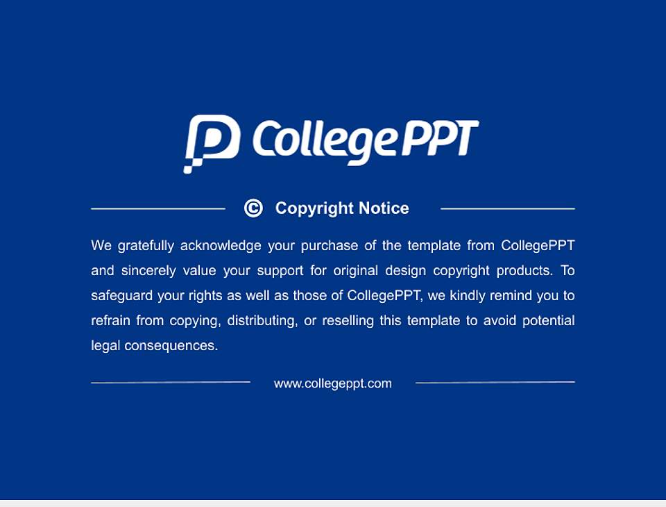 Kobe Institute of Computing Resume PPT Template4:3 ratio PPT effect preview image5