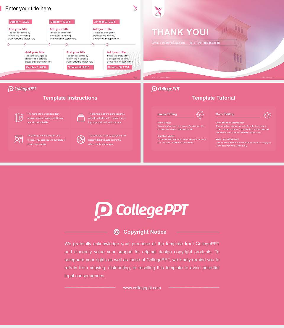 Kobe City College of Nursing Lecture Sharing and Networking Event PPT Template16:9 ratio PPT effect preview image4