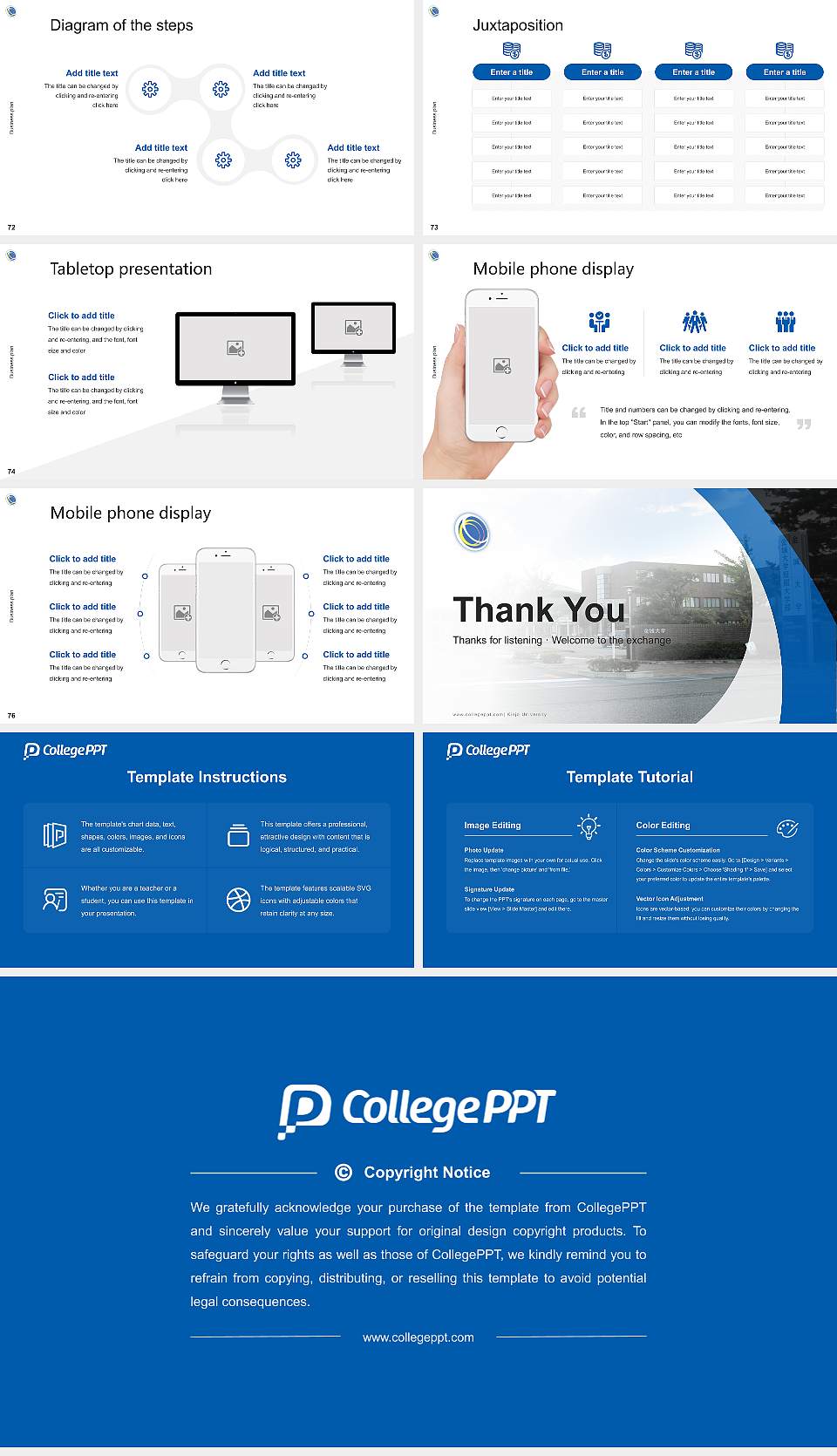 Kinjo University Competition/Entrepreneurship Contest PPT Template16:9 ratio PPT effect preview image9