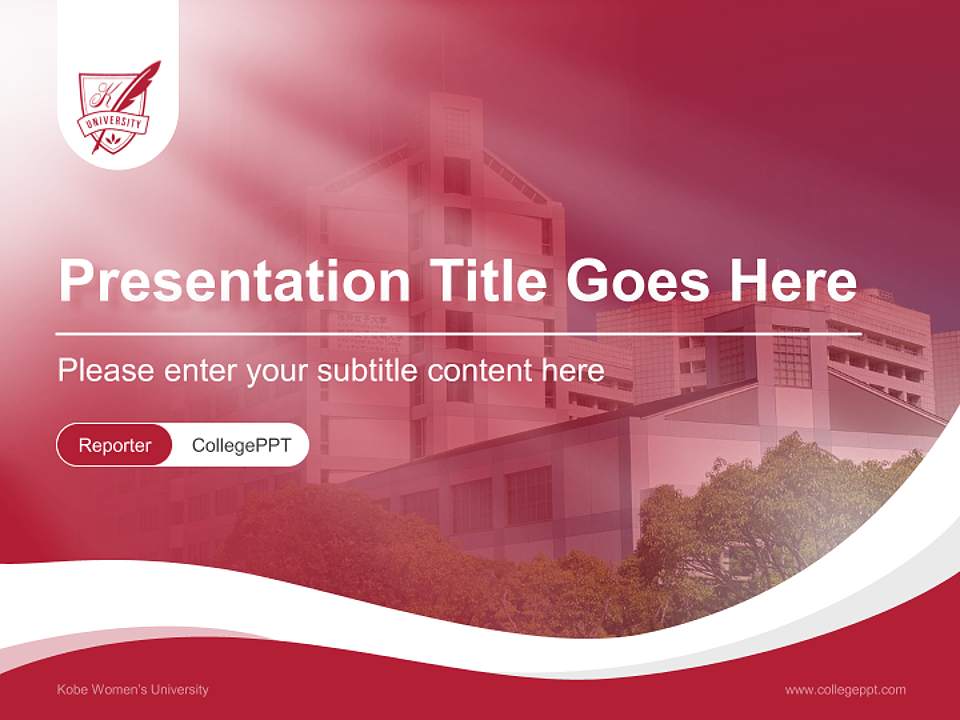 Kobe Women’s University Lecture Sharing and Networking Event PPT Template4:3 ratio PPT effect preview image4