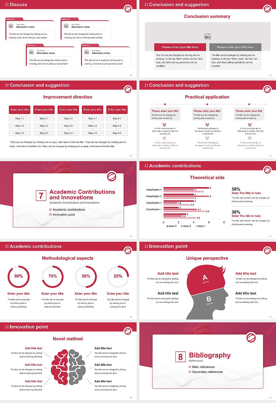 Keiai University Graduation Thesis Defense PPT Template16:9 ratio PPT effect preview image6