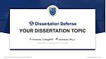 Florida College of Integrative Medicine Graduation Thesis Defense PPT Template