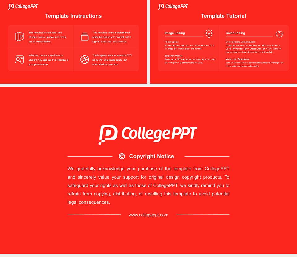 Five Branches University Academic Presentation/Research Findings Report PPT Template16:9 ratio PPT effect preview image5