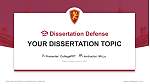 Flagler College Graduation Thesis Defense PPT Template