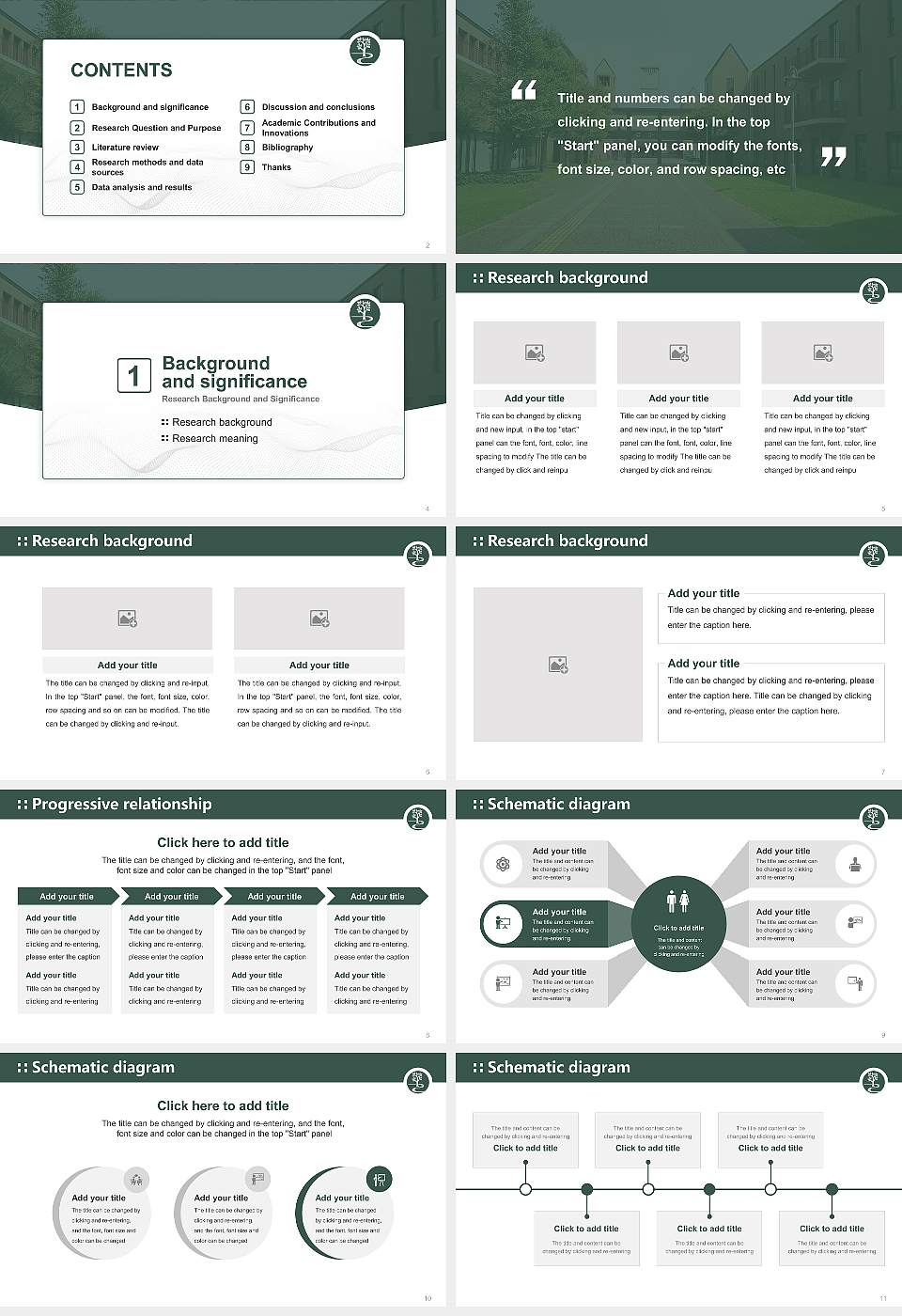 Keisen University Graduation Thesis Defense PPT Template16:9 ratio PPT effect preview image2