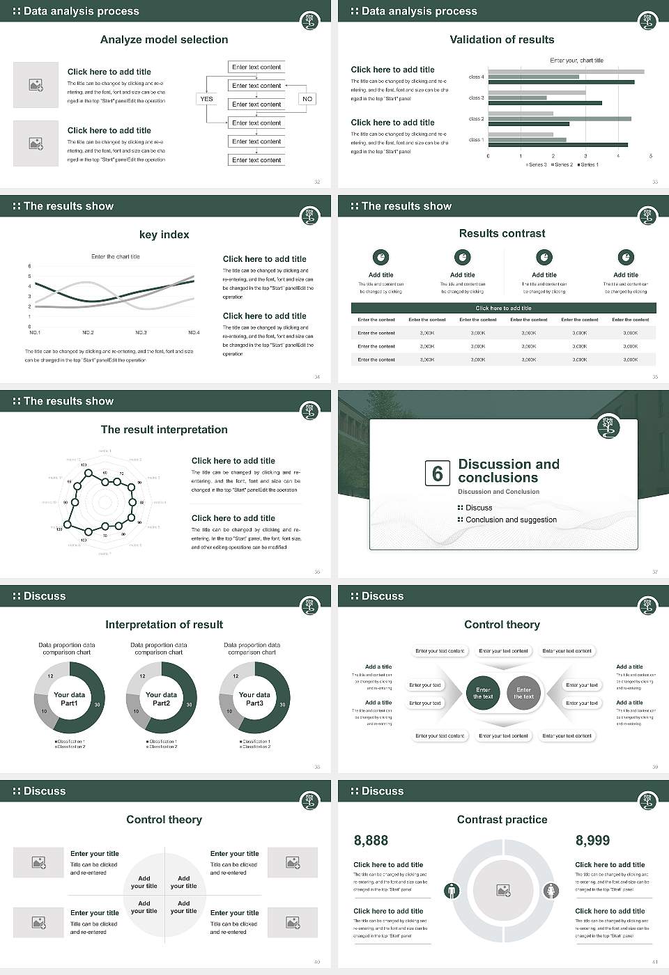 Keisen University Graduation Thesis Defense PPT Template16:9 ratio PPT effect preview image5