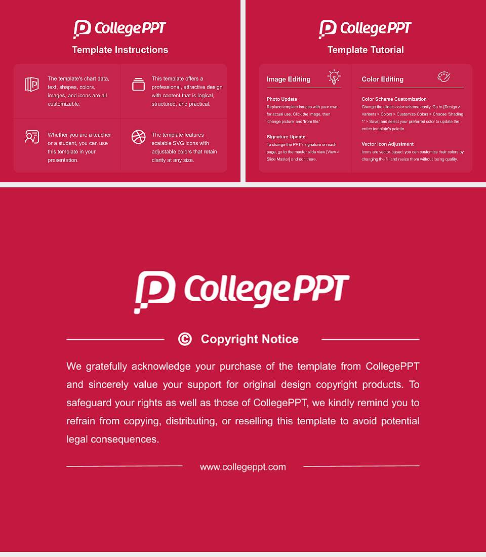 Florida Southern College Course/Courseware Creation PPT Template4:3 ratio PPT effect preview image5