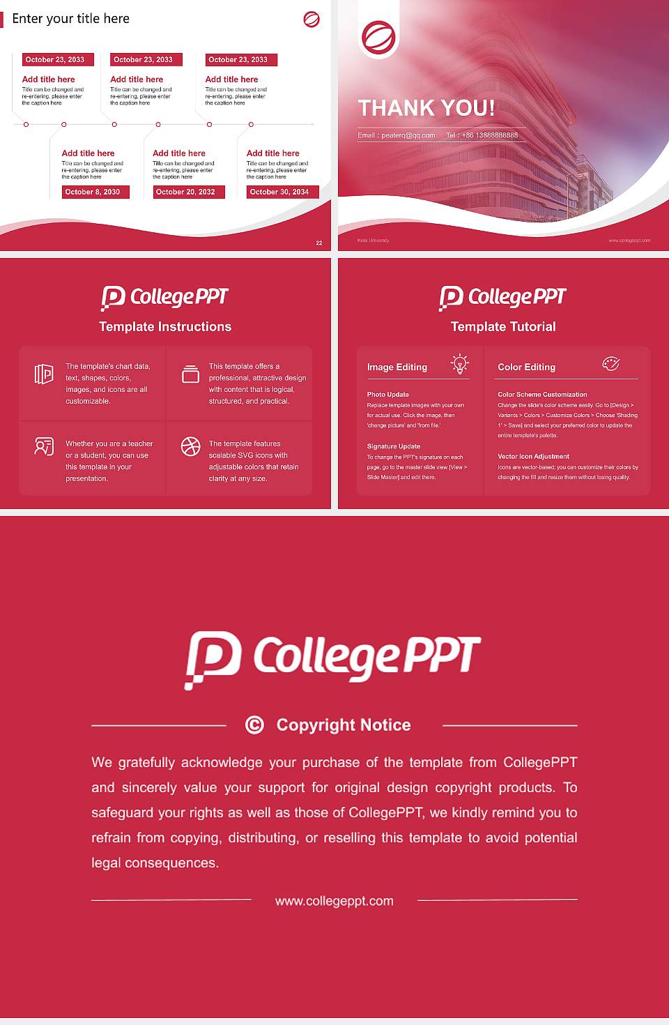 Keiai University Lecture Sharing and Networking Event PPT Template4:3 ratio PPT effect preview image4