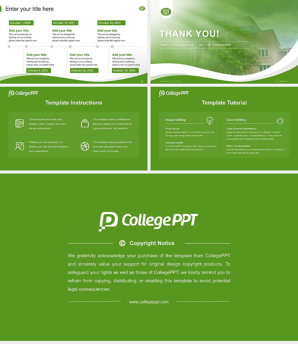 Kochi University of Technology Lecture Sharing and Networking Event PPT Template16:9 ratio PPT effect preview image4